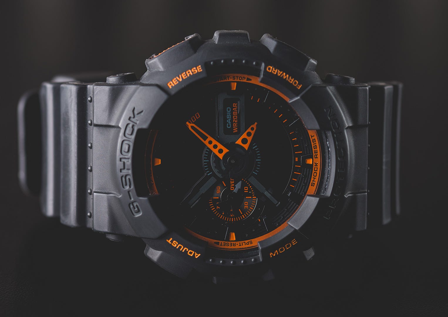 A model from Casio's rugged G-Shock range.