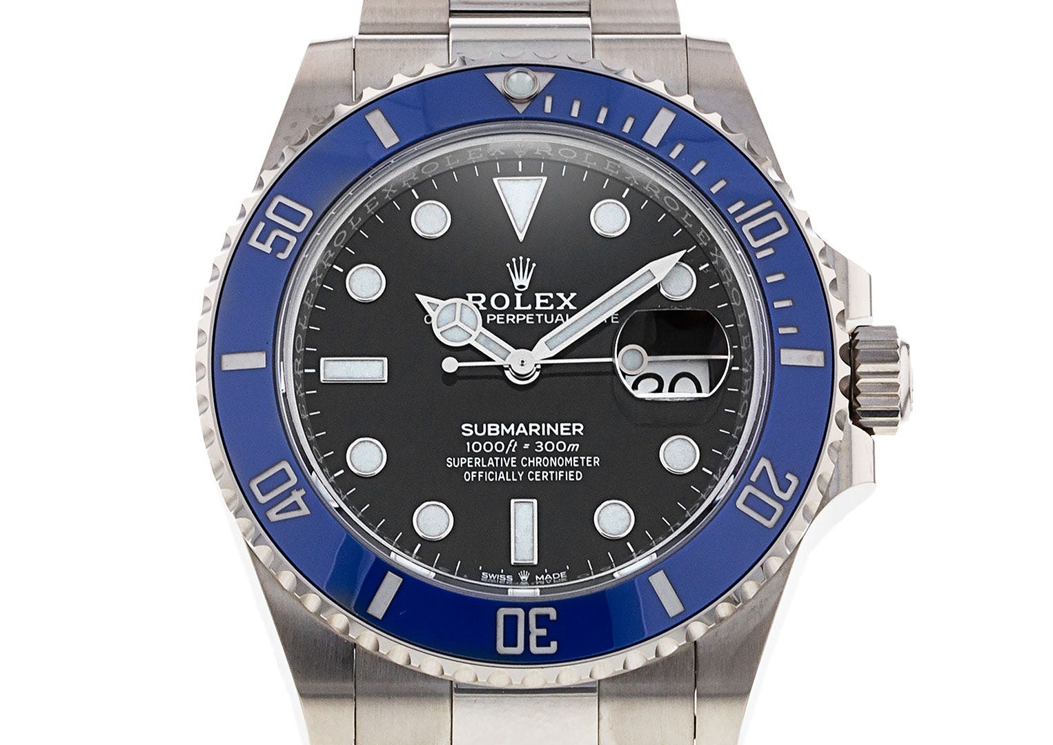 Modric's Submariner is the in-demand white gold 126619 LB