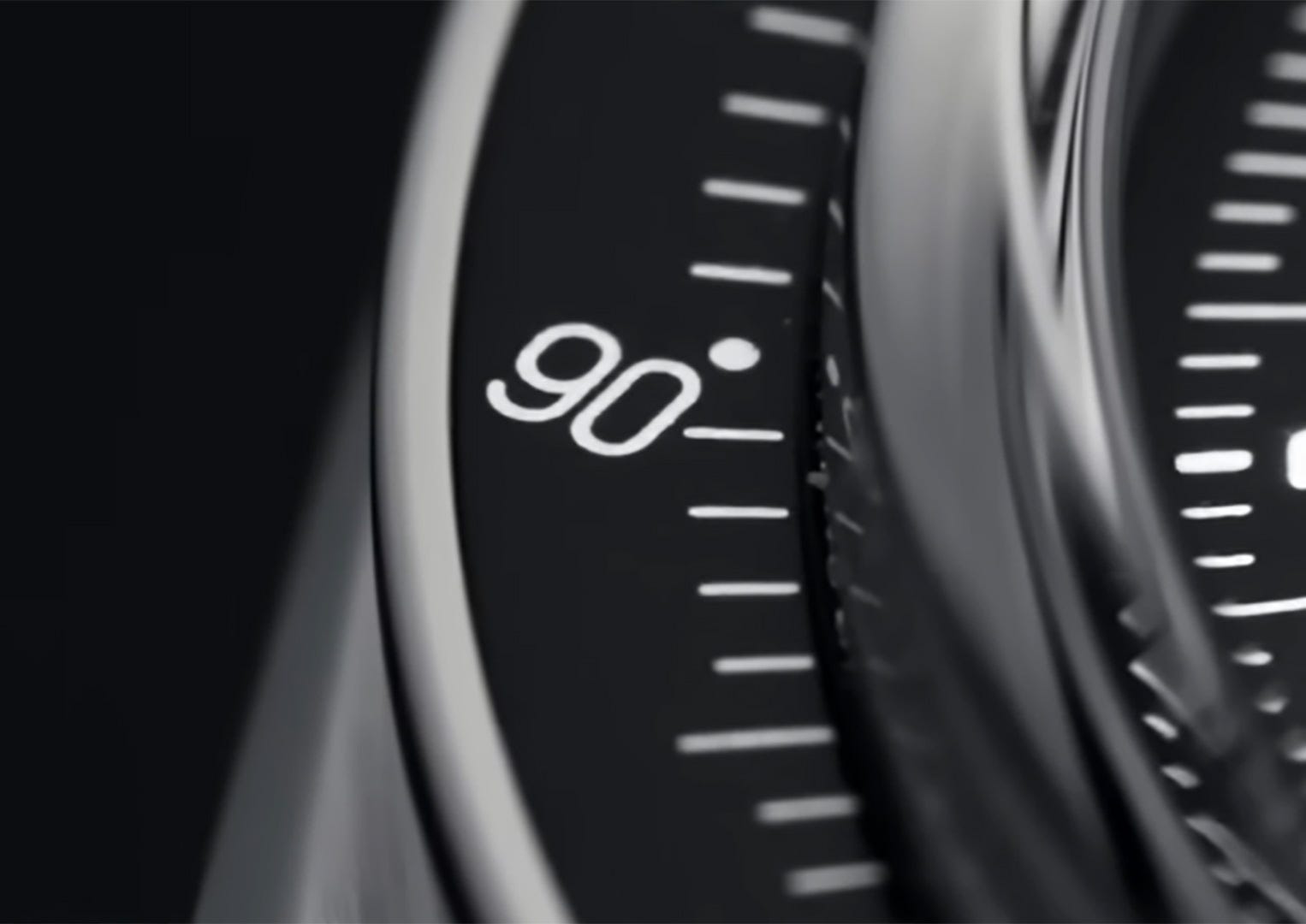 The dot above the 90 is placed to the right on most newer models