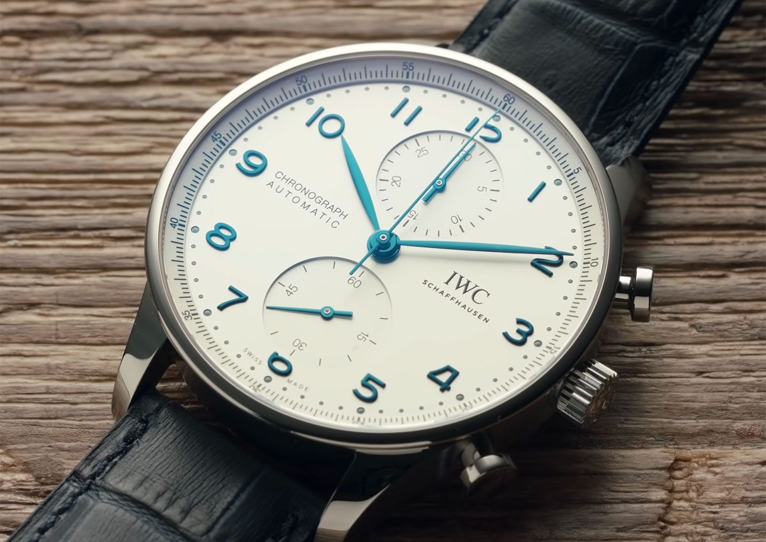 The IWC Portugieser Chronograph was first introduced in 1998