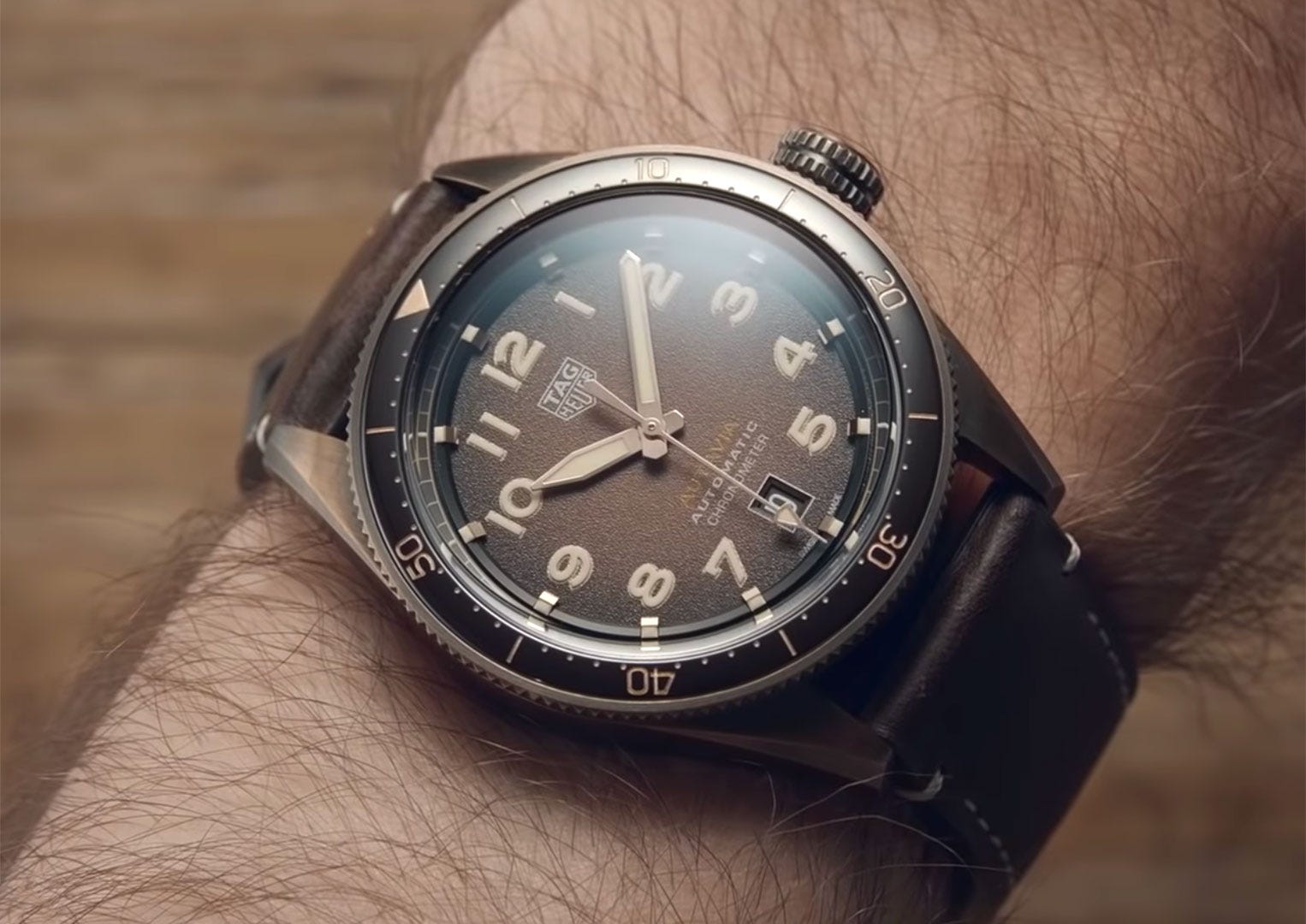 Heuer became TAG Heuer after the TAG group purchased a majority stake of the company in 1985