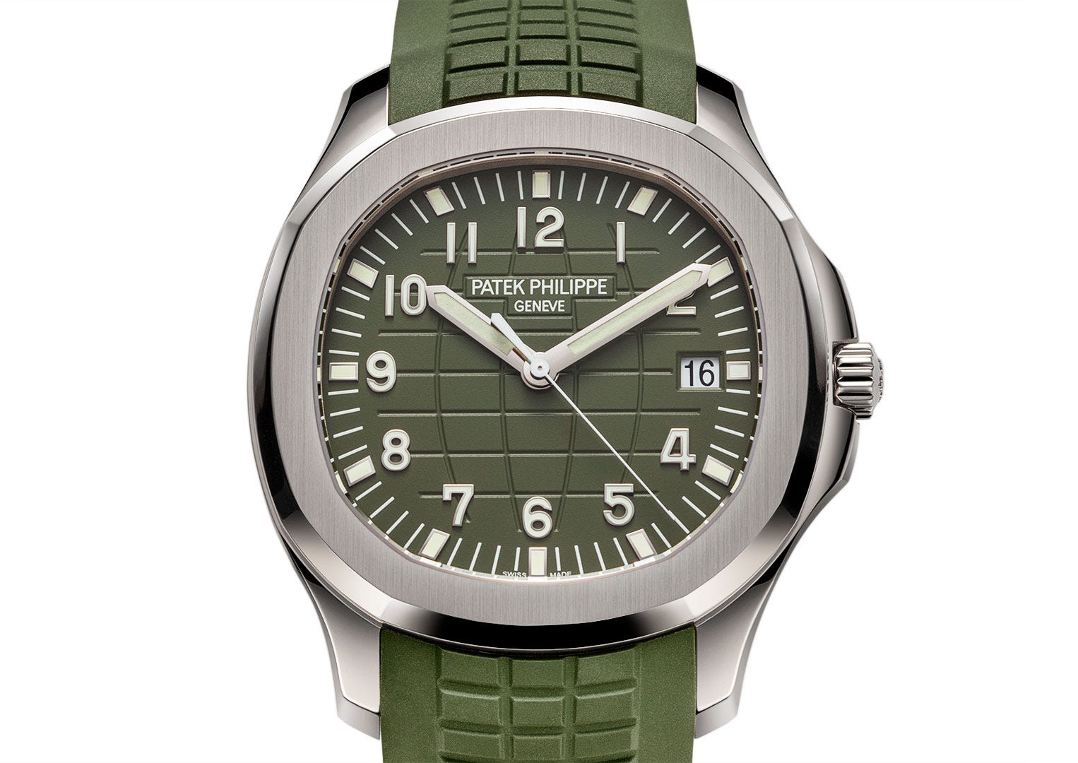 The Patek Philippe Aquanaut 5168G-010 or the "Grenade" was first introduced at Baselworld in 2019