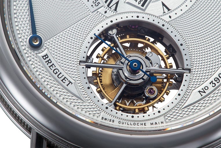 The tourbillon was invented to average poise errors by rotating the escapement