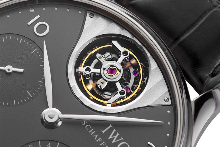 By averaging the imbalance in the balance wheel, the tourbillon increases positional accuracy